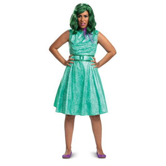 Disney Inside Out Disgust Classic Adult Costume | M (8-10)