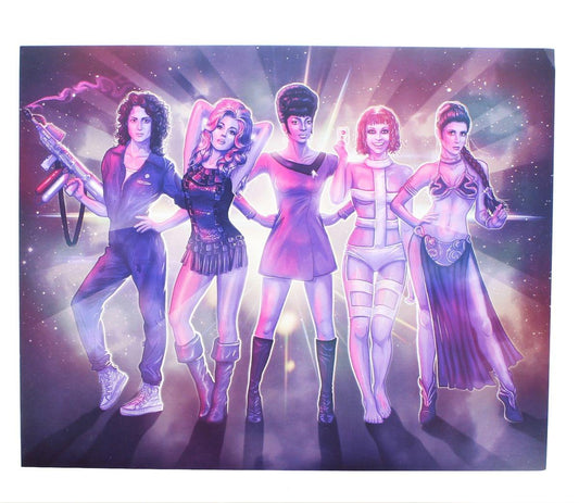 Space Girls by Tom Kennedy Art Print Nerd Block Exclusive