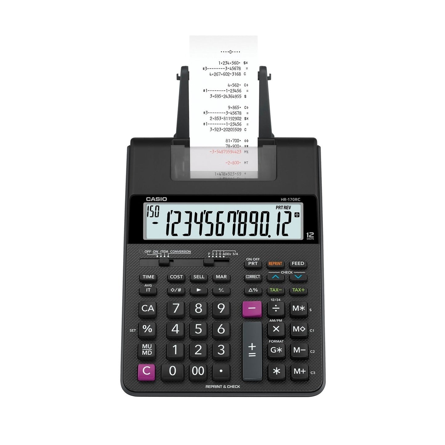 CASIO HR-170RC HR-170RC Mini Desktop Printing Calculator