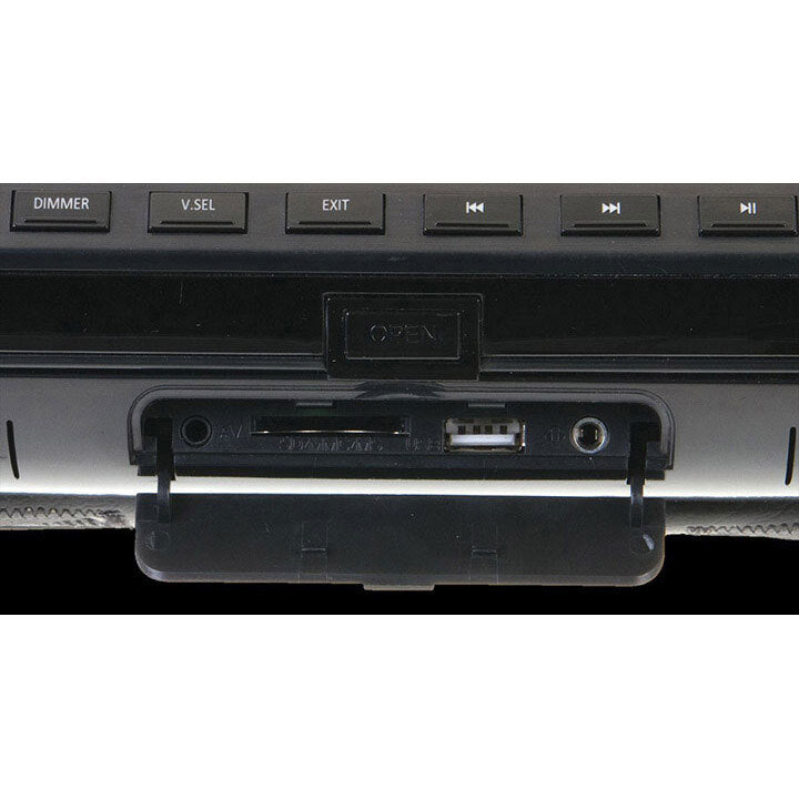 Power Acoustik 7" Headrest Monitor 3-Color Skins LCD/DVD USB/SD SOLD EACH