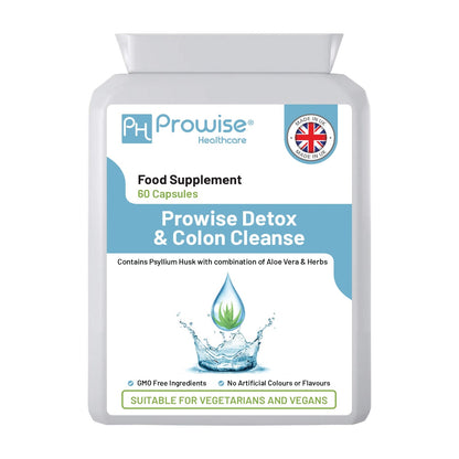 Detox Colon Cleanse 600mg 60 Capsules by Prowise Healthcare