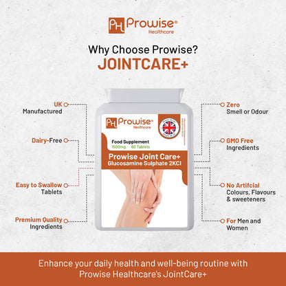 Glucosamine Sulphate 2KCL 1500mg 60 Tablets I High Strength 2 Months Supply