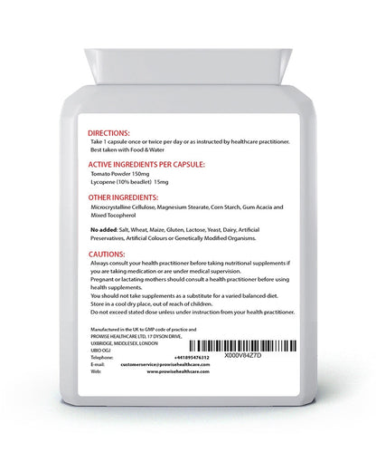 Lycopene 15mg 90 Capsules by Prowise Healthcare