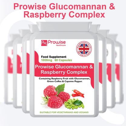 Glucomannon & Raspberry Complex - 60 Capsules by Prowise Healthcare
