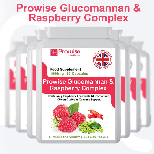 Glucomannon & Raspberry Complex - 60 Capsules by Prowise Healthcare