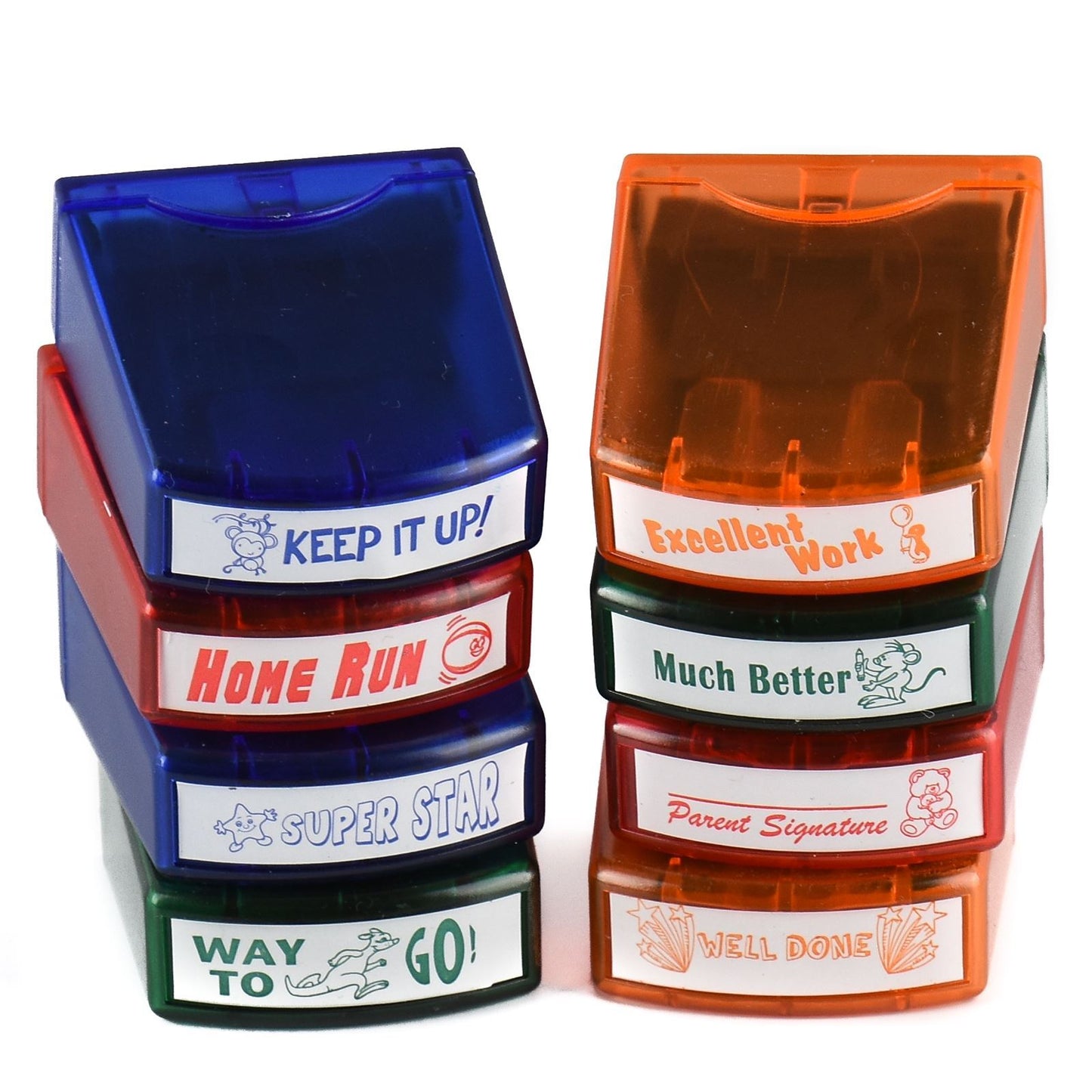 Set of 8 Ink School Stamps - SCH-20