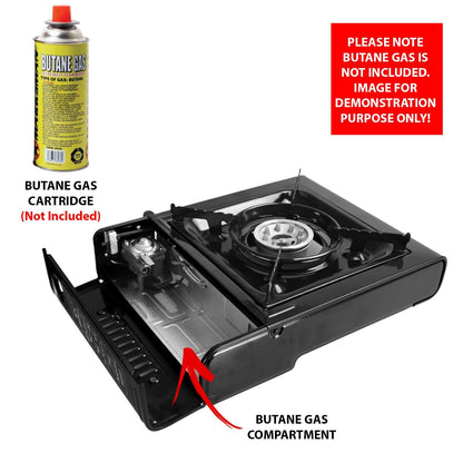 Portable Camping Gas Stove BLACK | DGI-2200 CG-2500 MS-2500