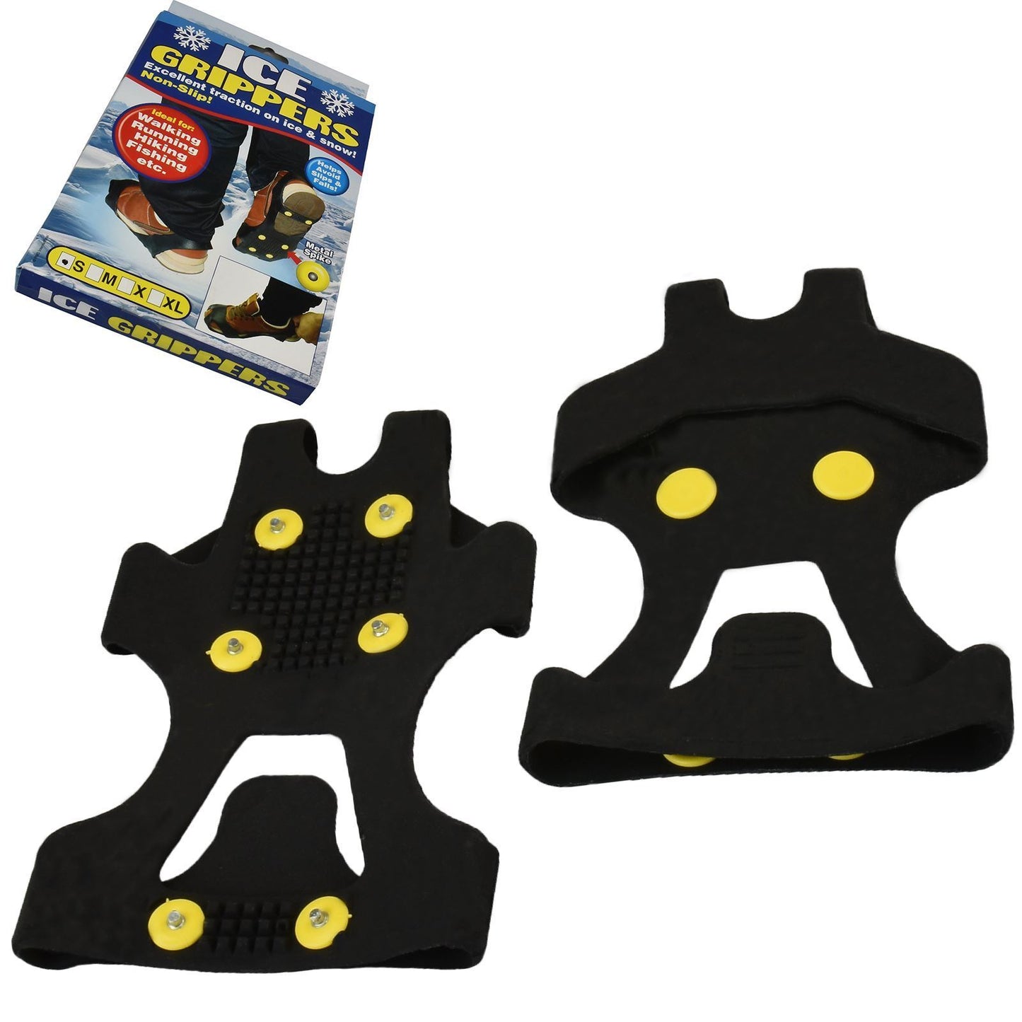 Ice Grippers Non-Slip on Ice & Snow MEDIUM/SMALL