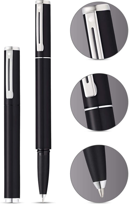 Sheaffer Pop Rollerball Pen with Gift Box Black with Chrome Trim Black Ink