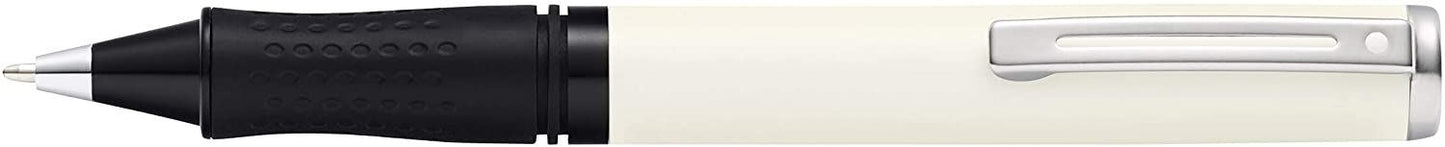 Sheaffer Pop Ballpoint Pen with Gift Box White with Chrome Trim