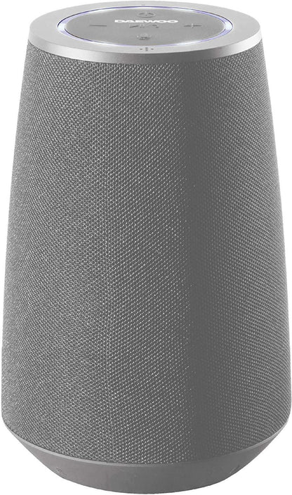 Daewoo Voice Assistant Bluetooth Speaker Compatible with Siri & Google Assistant Grey