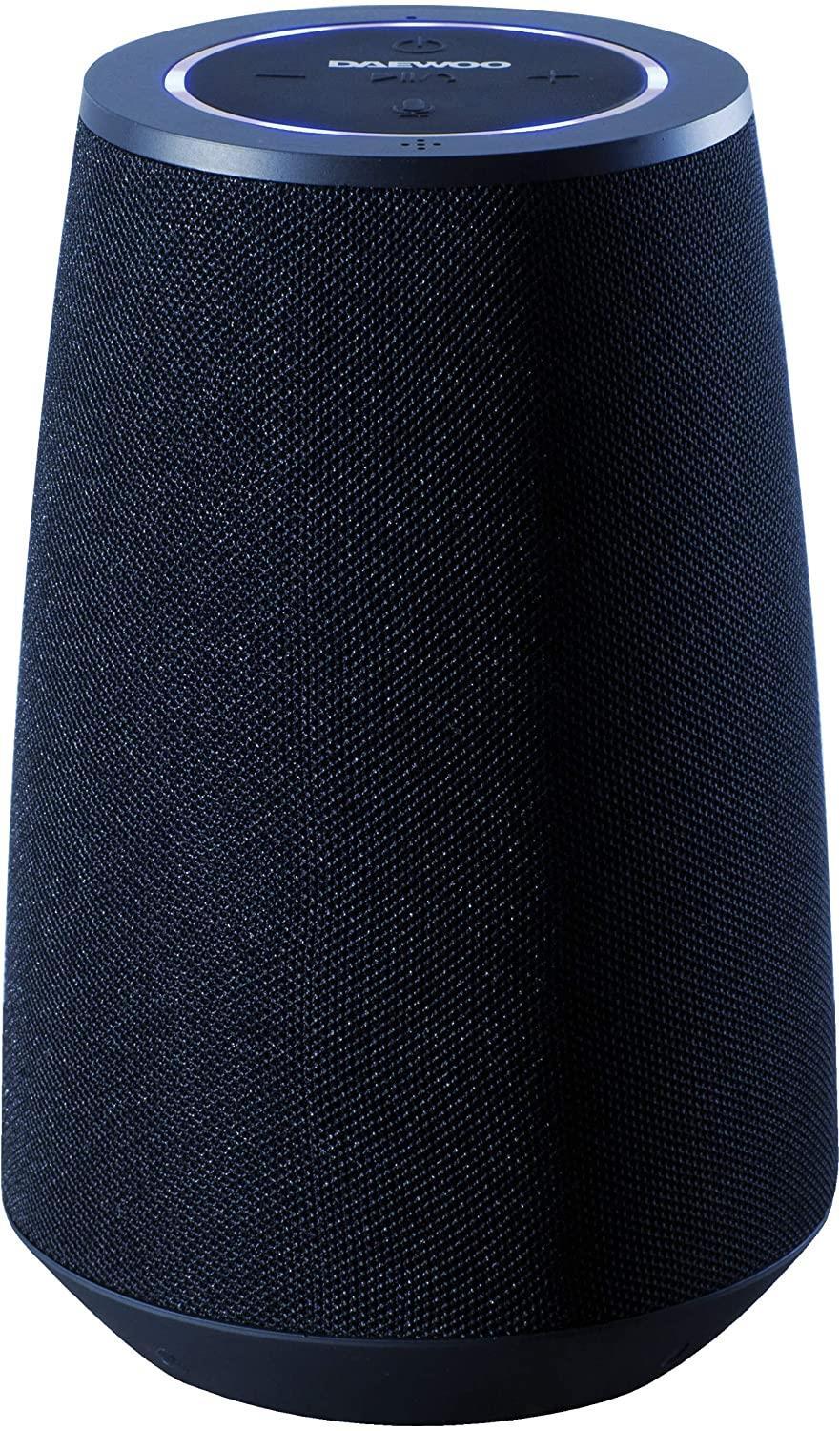 Daewoo Voice Assistant Bluetooth Speaker 5W Powerful Audio Output Lightweight and Portable Blue