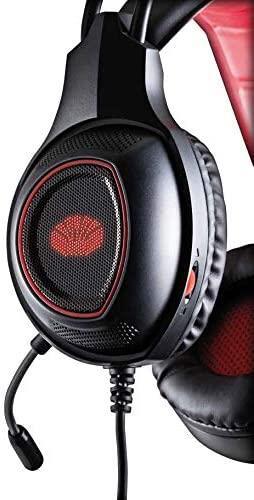 Daewoo Universal Gaming Headset with Flexible Microphone  Scroll Volume Control, Wired Input 3.5mm Interface Devices 2m Cable