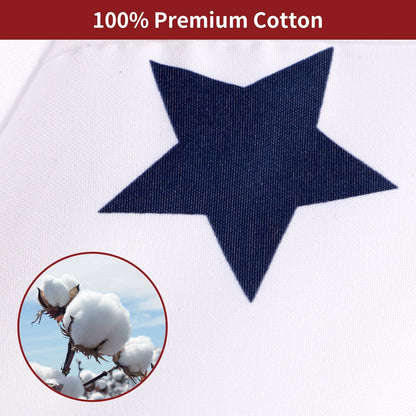 SOKA White Teepee Tent for Kids Foldable Cotton Canvas Indoor Outdoor Playhouse