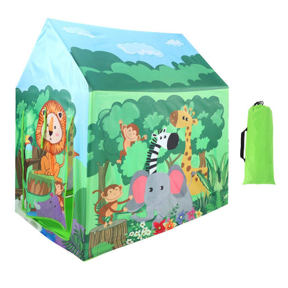 SOKA Animal Jungle Playhouse for Kids Indoor Outdoor Foldable Play Tent Camping