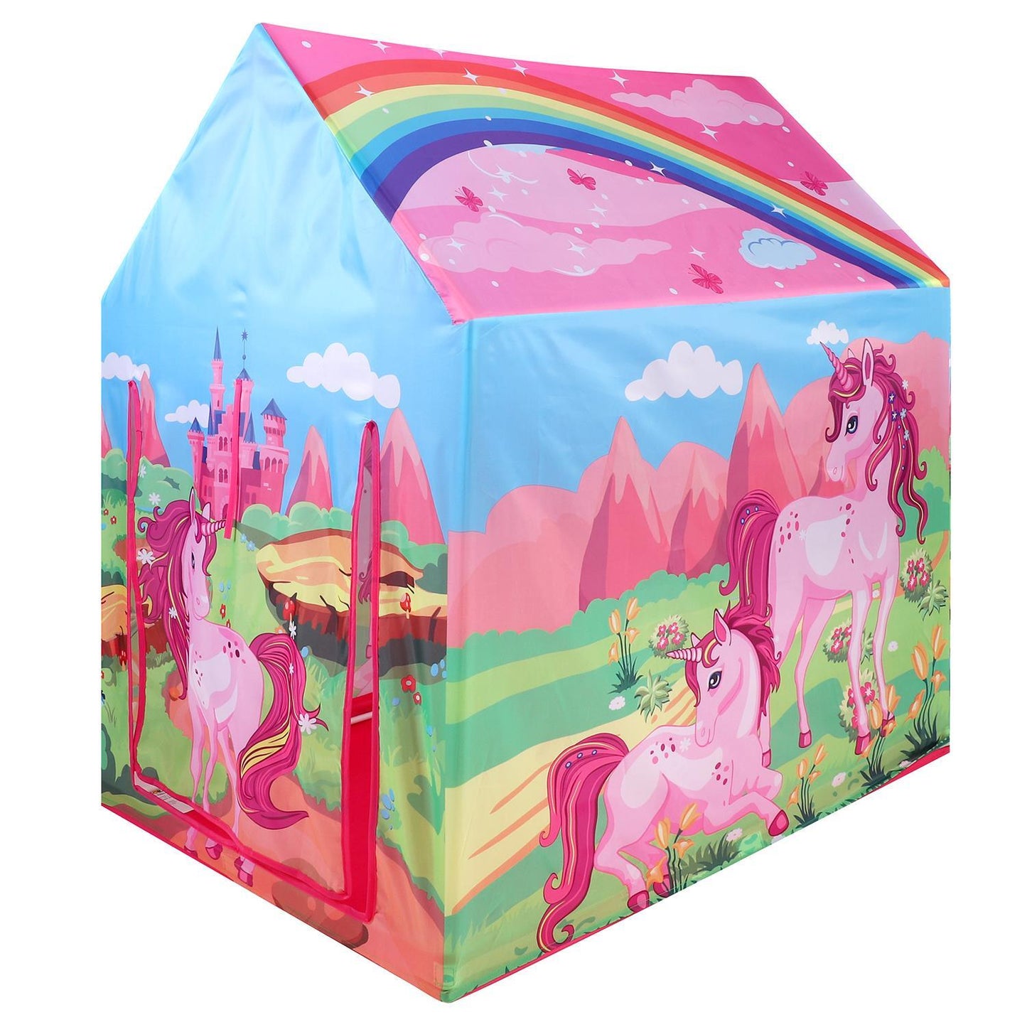 SOKA Unicorn Playhouse for Kids Indoor Outdoor Foldable Play Tent Camping Beach