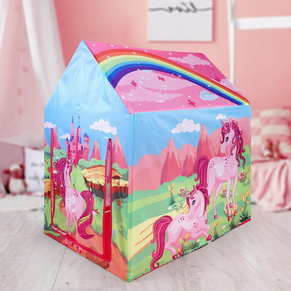 SOKA Unicorn Playhouse for Kids Indoor Outdoor Foldable Play Tent Camping Beach