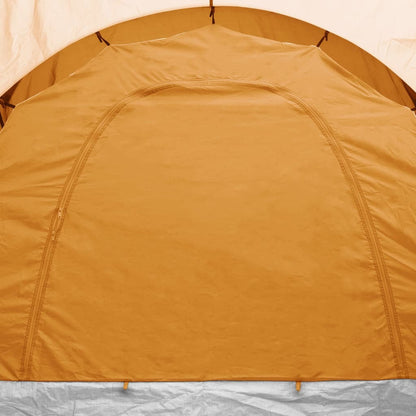 Camping Tent 6 Persons Grey and Orange