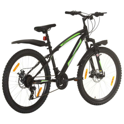Mountain Bike 21 Speed 26 inch Wheel 46 cm Black