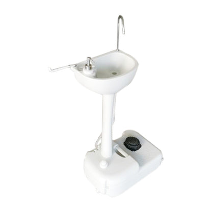 CHH-7701 Portable Removable Outdoor Wash Basin White