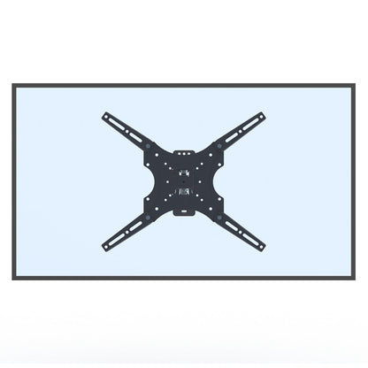 LEADZM 26-55" Adjustable Wall Mount Bracket Rotatable TV Stand TMX400 with Spirit Level