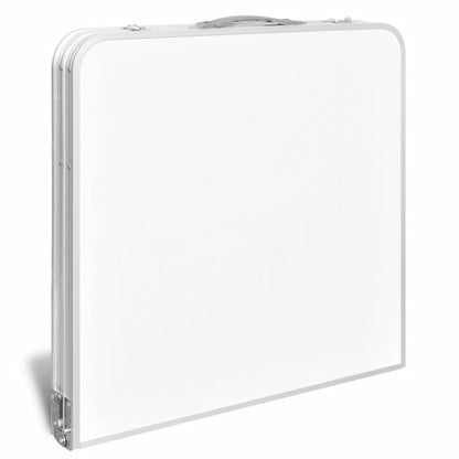 Foldable Camping Table Height Adjustable Aluminium 120 x 60 cm