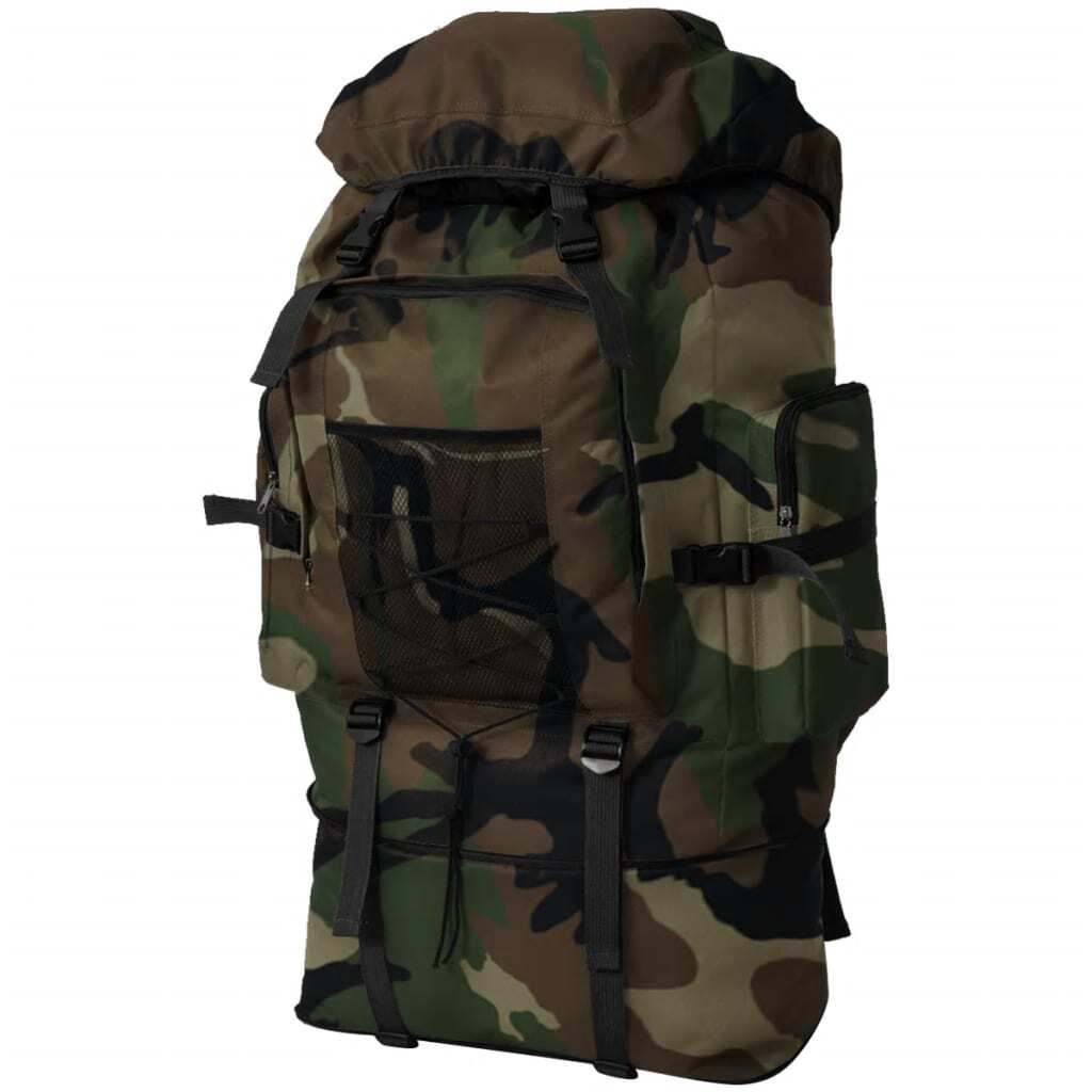 Water Repellent Camping & Hiking Army-Style Backpack 40, 65 & 100L