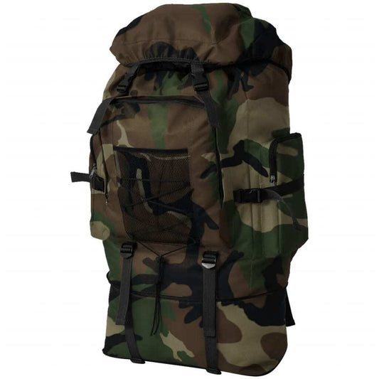 Water Repellent Camping & Hiking Army-Style Backpack 40, 65 & 100L