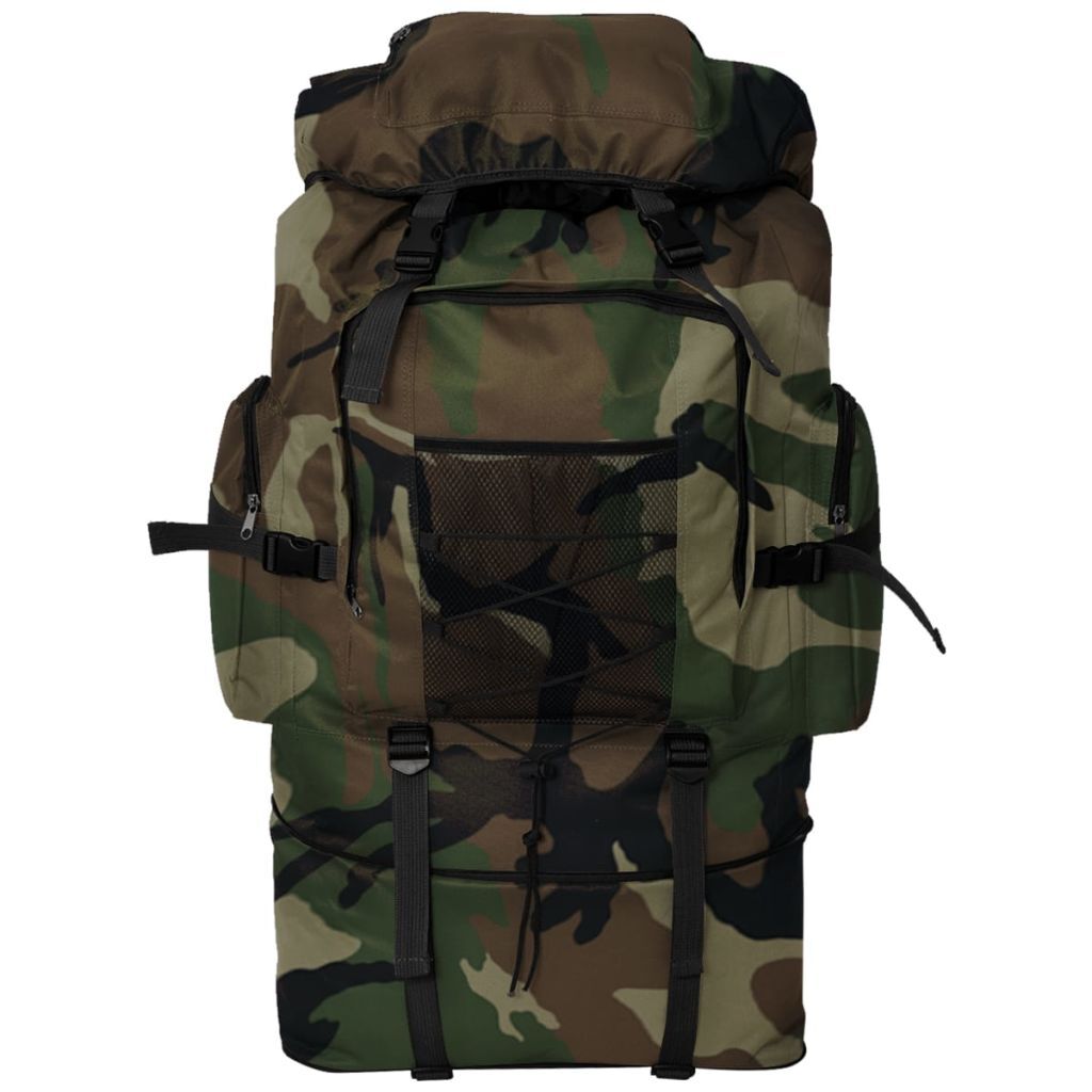 Water Repellent Camping & Hiking Army-Style Backpack 40, 65 & 100L