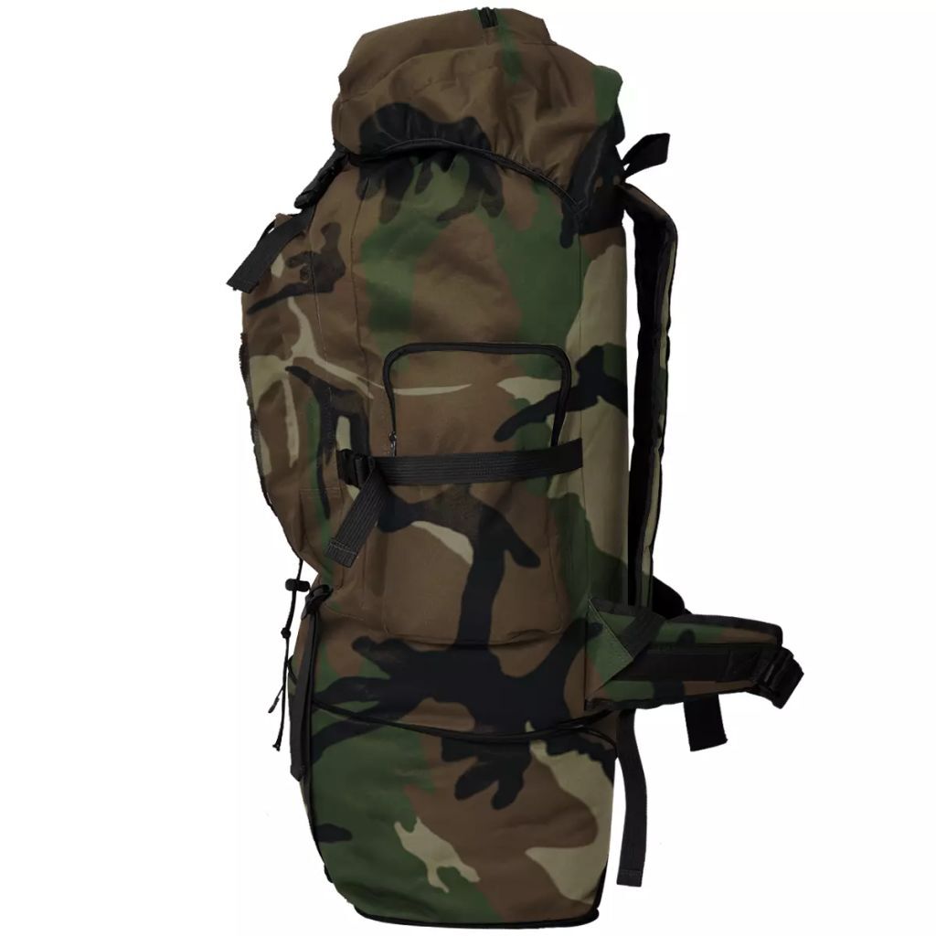 Water Repellent Camping & Hiking Army-Style Backpack 40, 65 & 100L