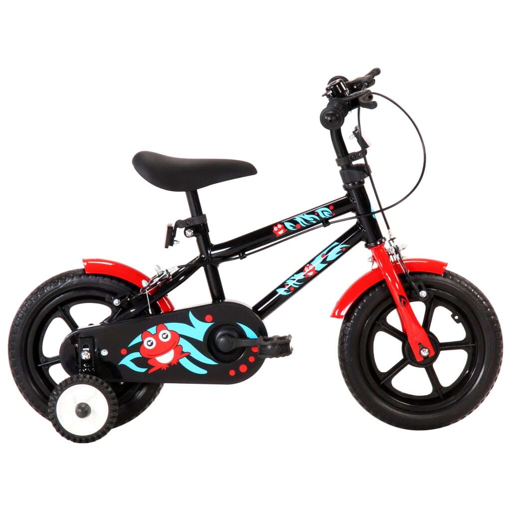 Kids Bike 12 inch Black and Red
