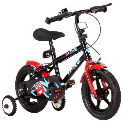 Kids Bike 12 inch Black and Red