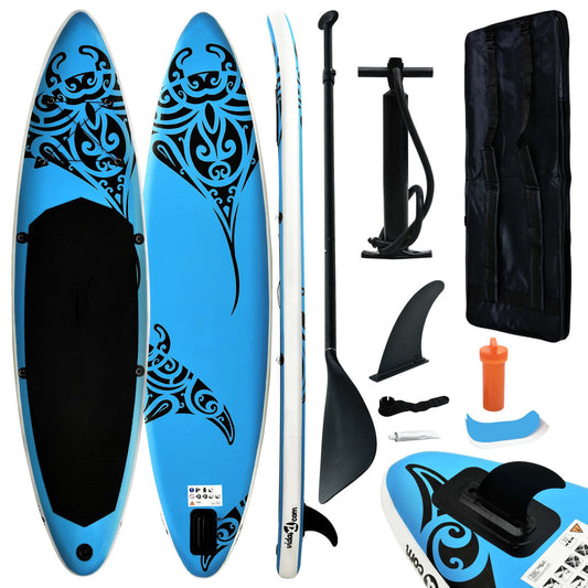 Inflatable Stand Up Paddleboard Set 305x76x15 cm to 366x76x15 cm Orange, Black & Pink