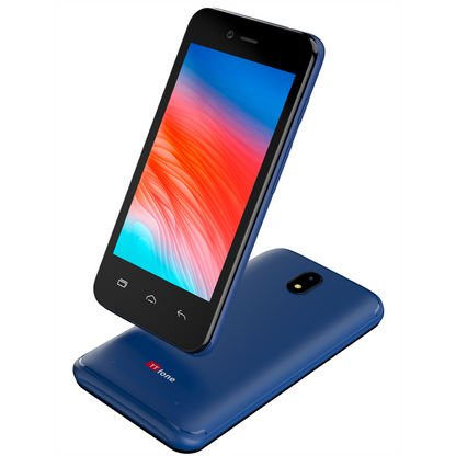 TTfone TT20 BLUE Smart 3G Mobile Phone with Android GO - 8GB - Dual Sim - 4Inch Touch Screen with Vodafone Sim Card