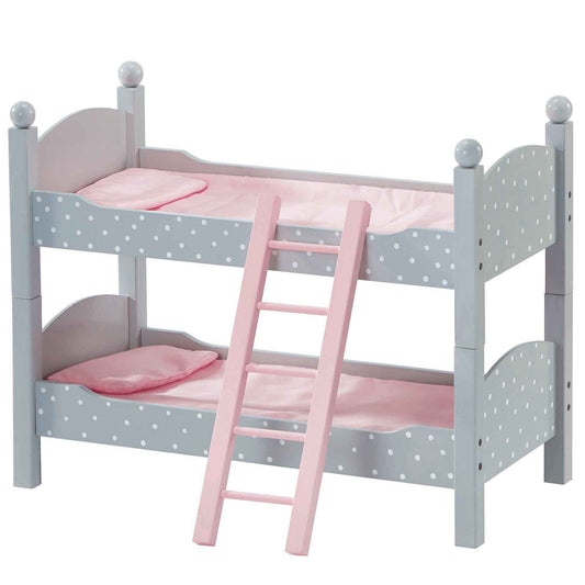 Olivia's Little World Baby Doll Bed Wooden Bunk Bed Doll Furniture TD-0095AG