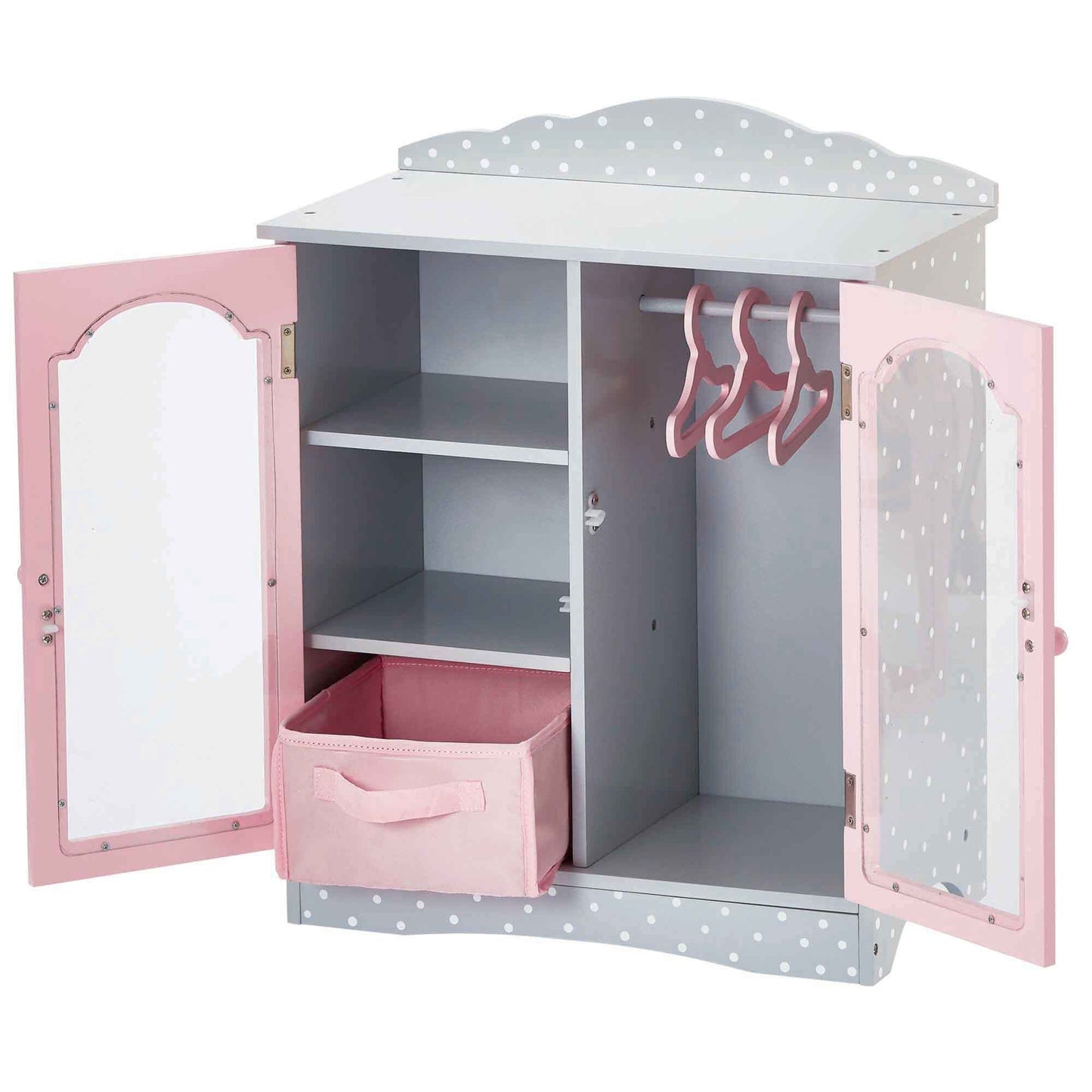 Olivia's Little World 18 Inch Doll Closet Doll Furniture With Hangers TD-0210AG