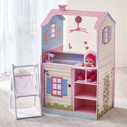 Olivia's Little World Baby Doll Changing Table Station Dollhouse TD-11460A