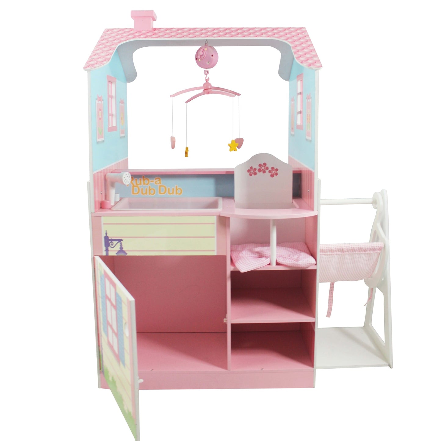 Olivia's Little World Baby Doll Changing Table Station Dollhouse TD-11460A