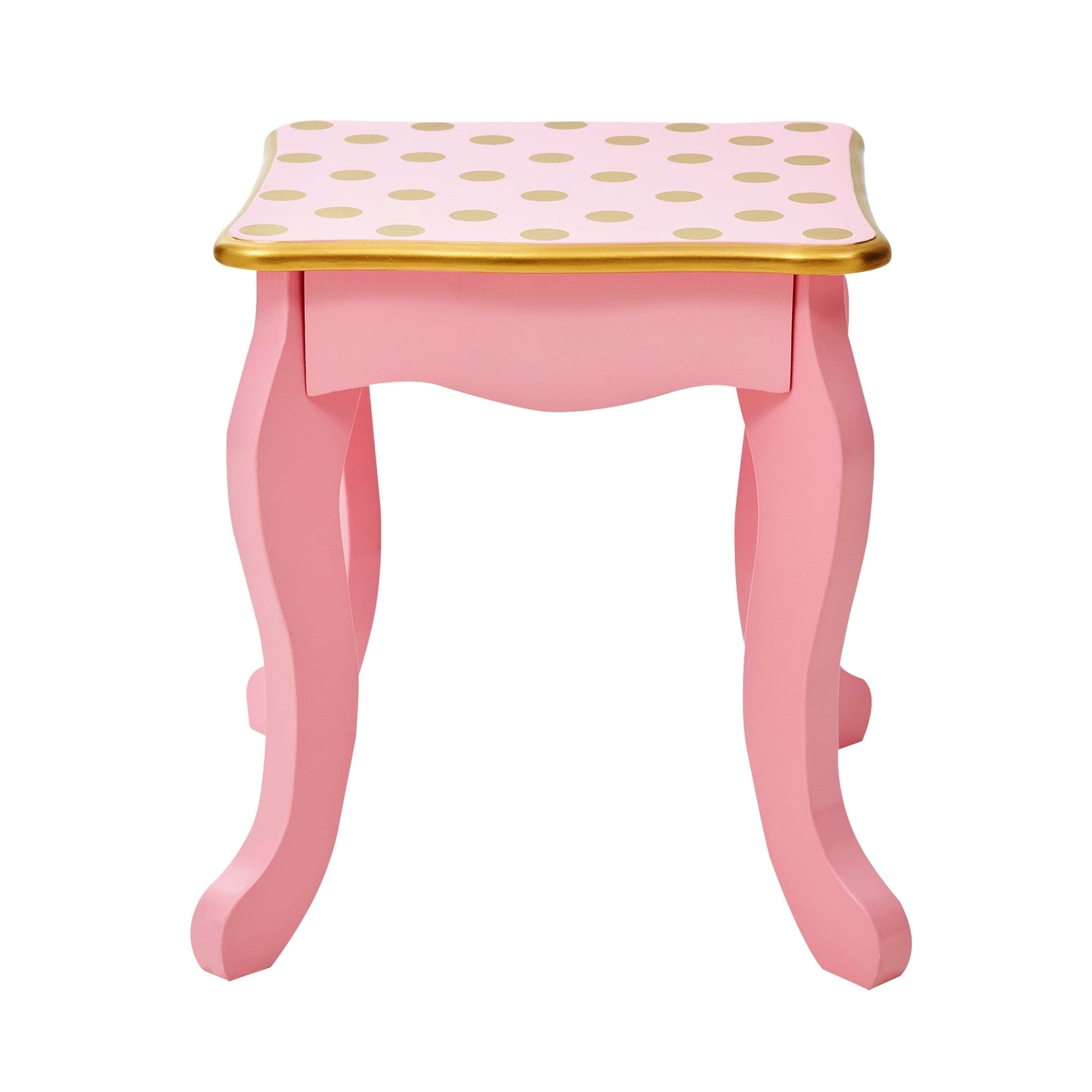 Fantasy Fields Dressing Tables Vanity Table w/ Mirror Stool Polka Dot TD-11670L