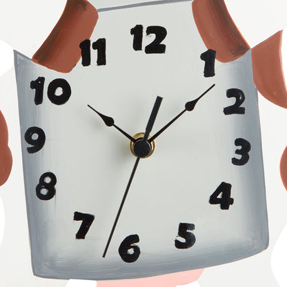 Fantasy Fields Childrens Happy Farm Wooden Cow Wall Clock Kids Bedroom TD-12657A