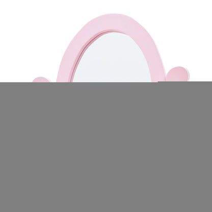 Fantasy Fields Pink Dressing Tables Vanity Table With Mirror & Stool TD-12851A