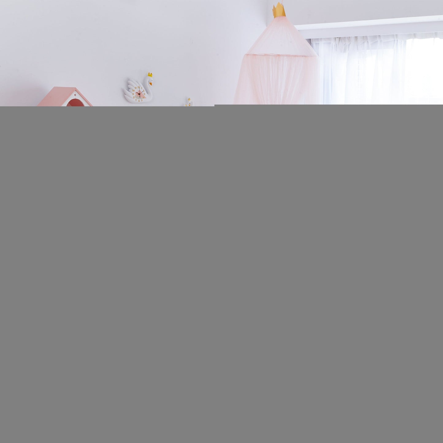 Kids Swan Lake Bookcase by Fantasy Fields Wooden Book Shelf Rack Tidy TD-12717A