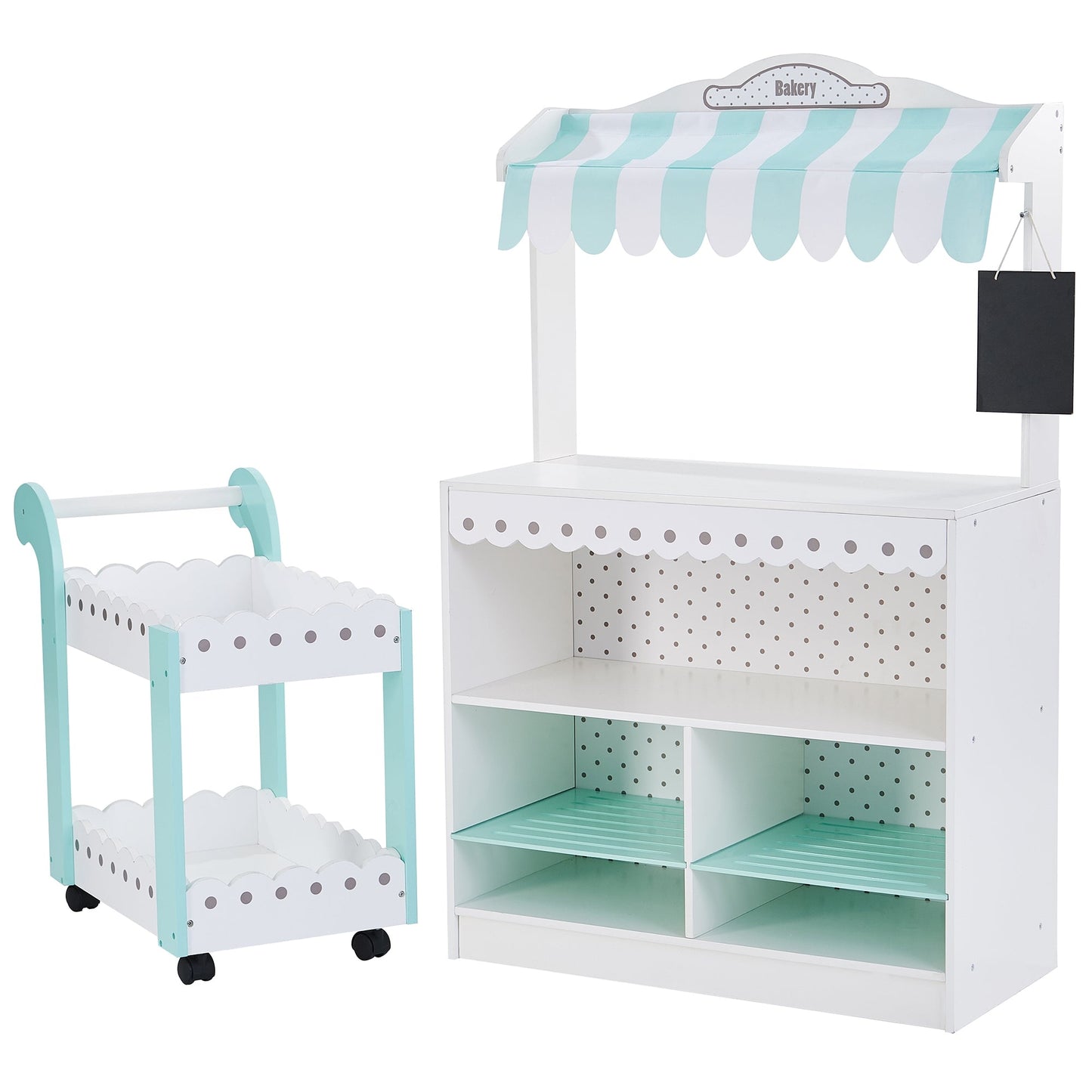 My Dream Bakery shop Dessert Stand  White / Mint TD-13003A