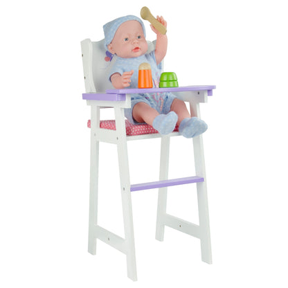 Olivia's Little World Baby Doll High Chair Doll Furniture Accessories TD-0098A