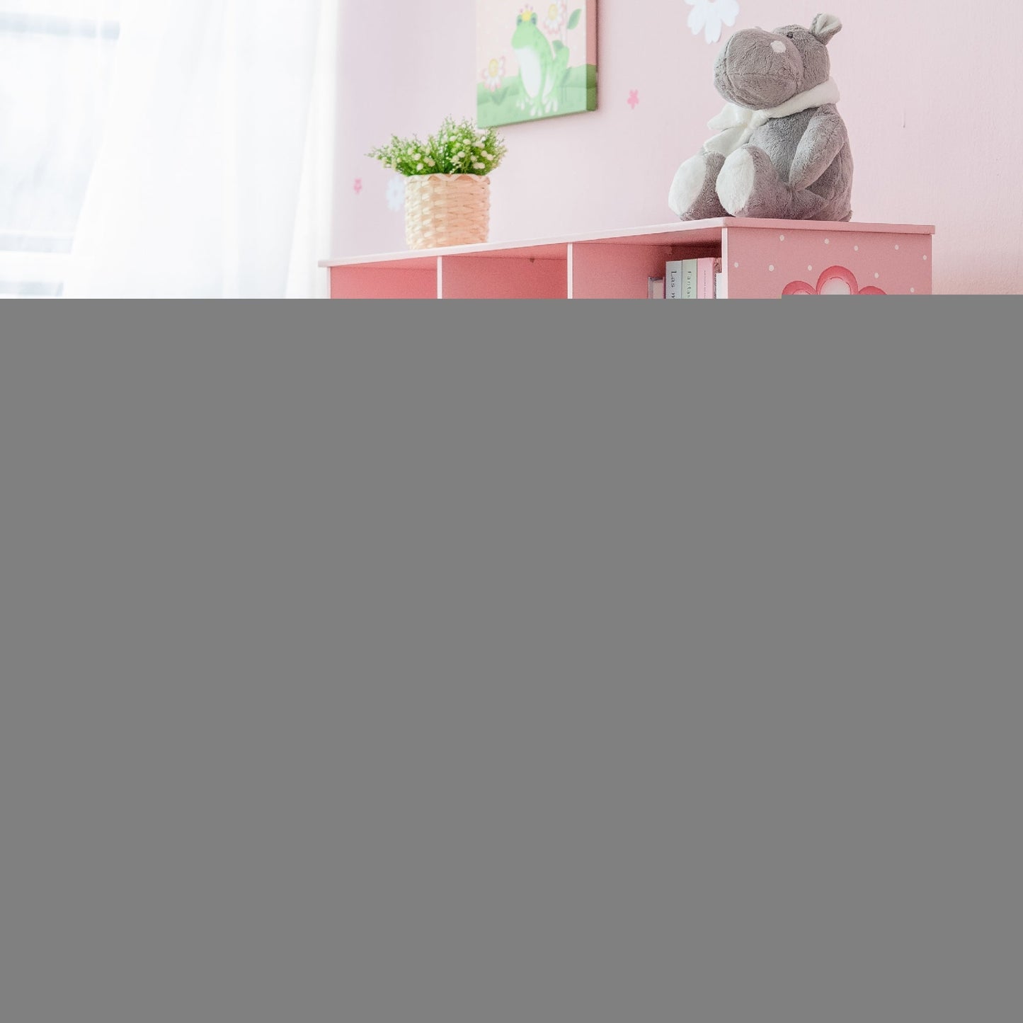 Fantasy Fields Magic Garden Adjustable Cube Bookshelf for Kids, Kids Furniture