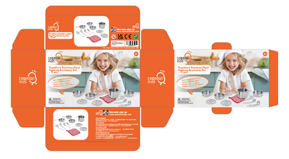 Play Cooking Accessory Set Steel 11 pcs Frankfurt TK-M00001