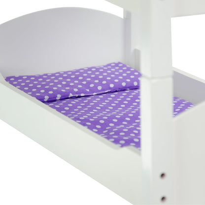 Olivia's Little World Doll Bed Wooden Baby Doll Bunk Bed Doll Furniture TD-0095A