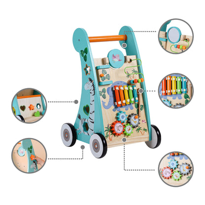 Preschool Educational Wooden Activity Centre Baby Walker PS-T0008