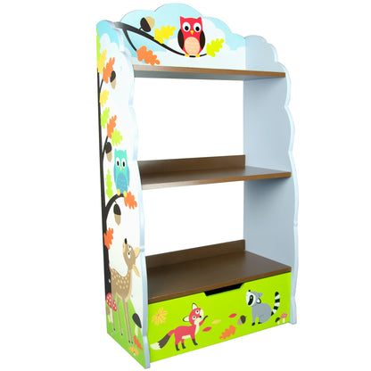 Fantasy Fields Childrens Blue Kids Wooden Bookcase Book Shelf Storage TD-11704A