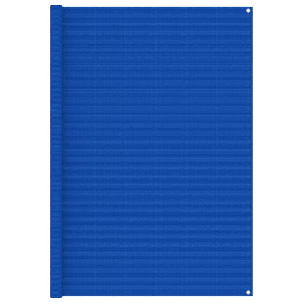 Tent Carpet 200x400 cm Blue HDPE